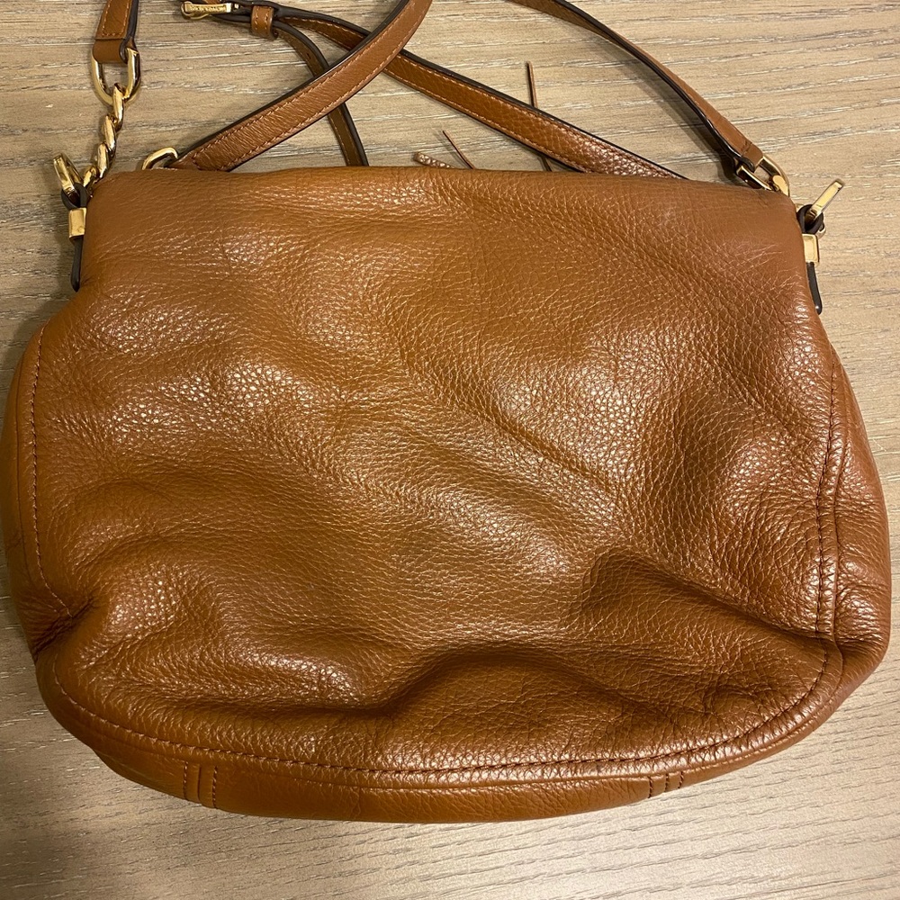 Michael Kors Cognac Leather Crossbody with Tassel - Picture 3 of 6